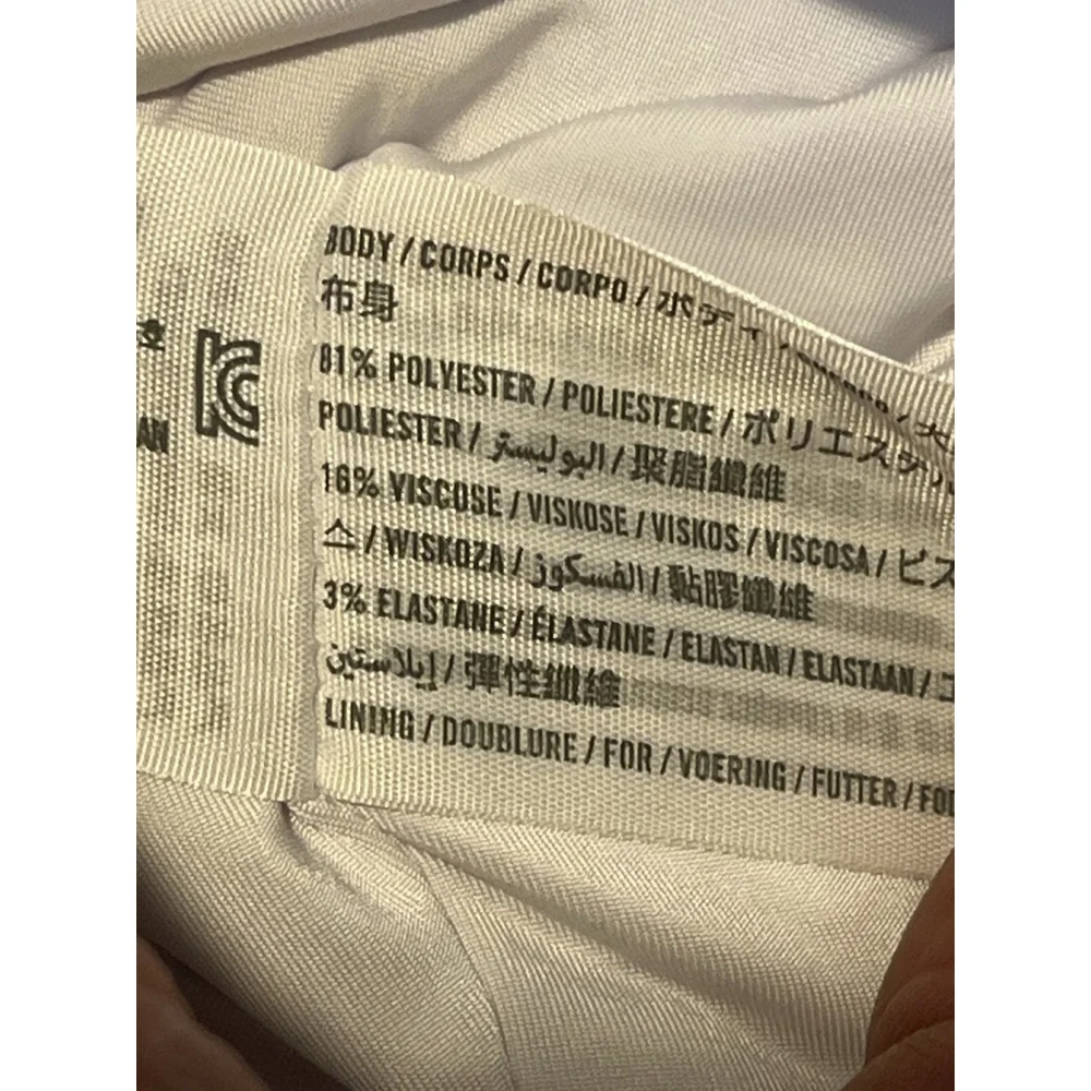 Abercrombie & Fitch White Maxi Bow Front Dress Medium